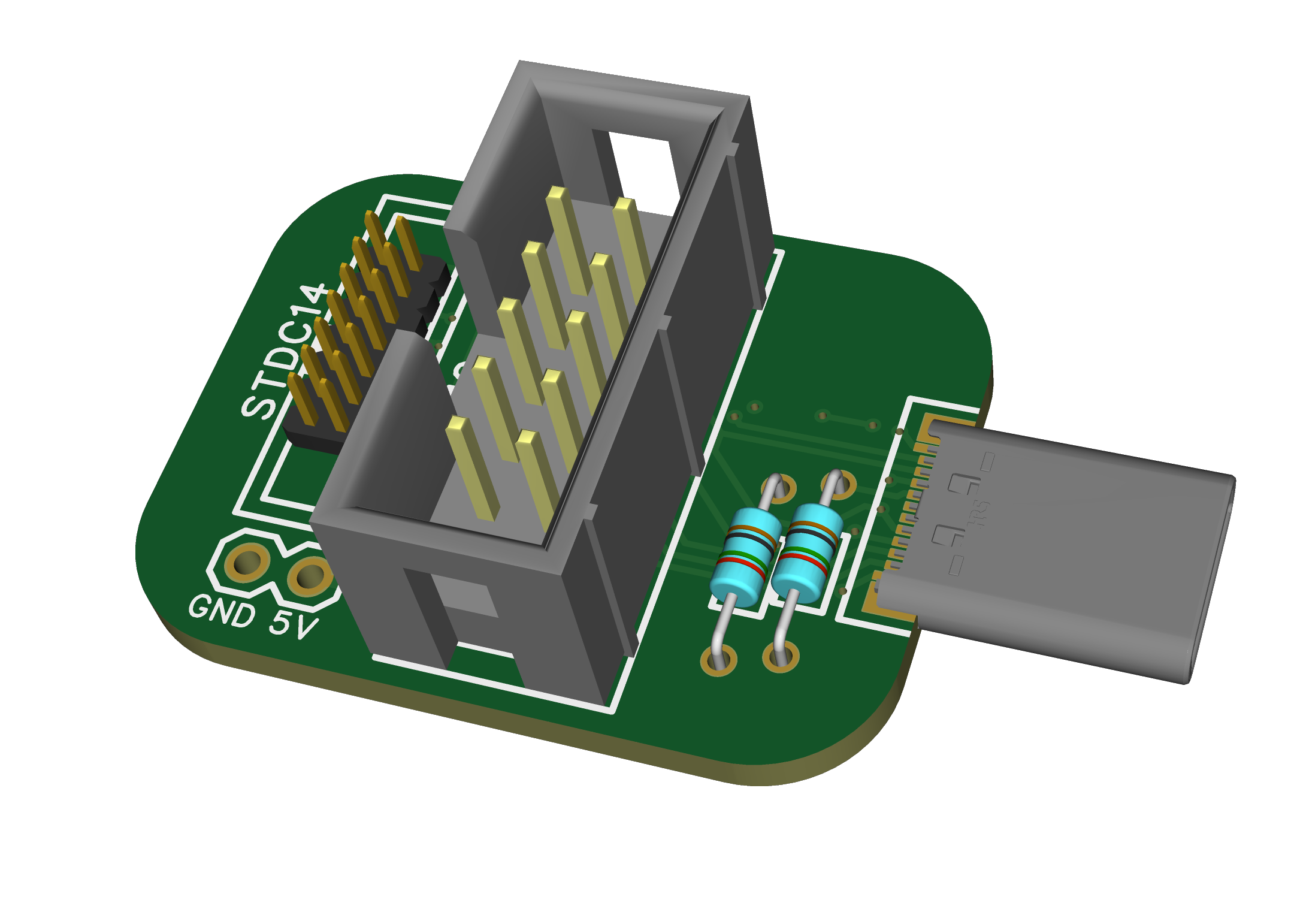 SWD over USB-C connector